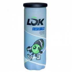BOTE 3 PELOTAS DE PÁDEL LOK FRESH