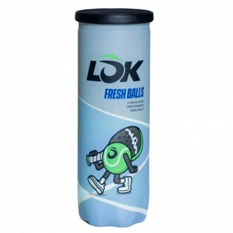 BOTE 3 PELOTAS DE PÁDEL LOK FRESH