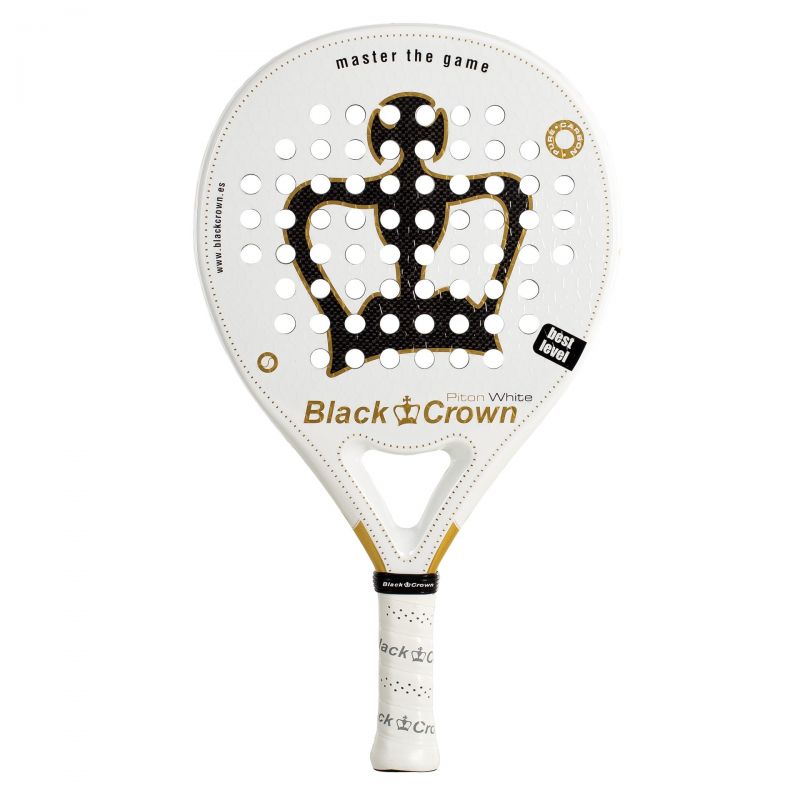 PALA DE PÁDEL BLACK CROWN PITON WHITE