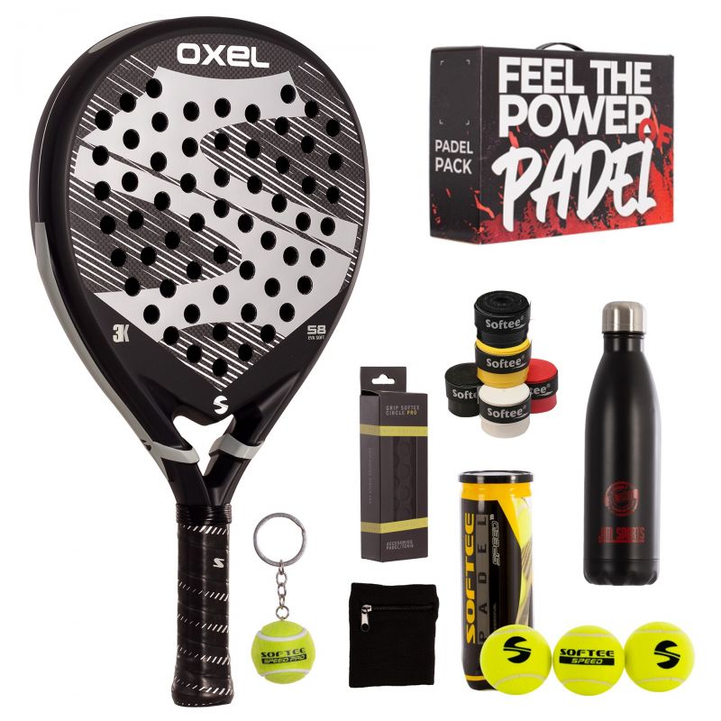 PACK PALA DE PÁDEL SOFTEE OXEL